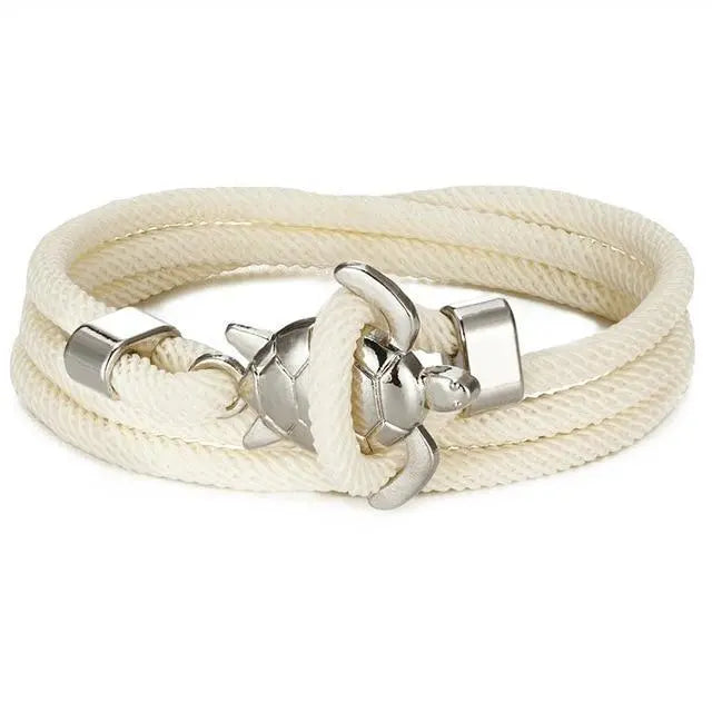 Handgjort armband med havssköldpaddsdesign