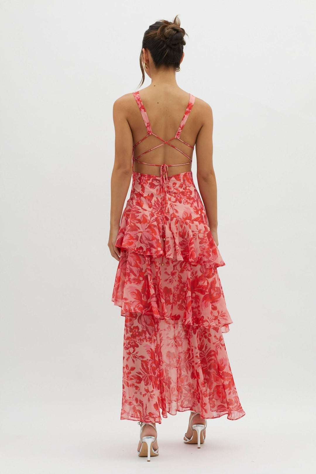Eva | Ruffle Midi Dress