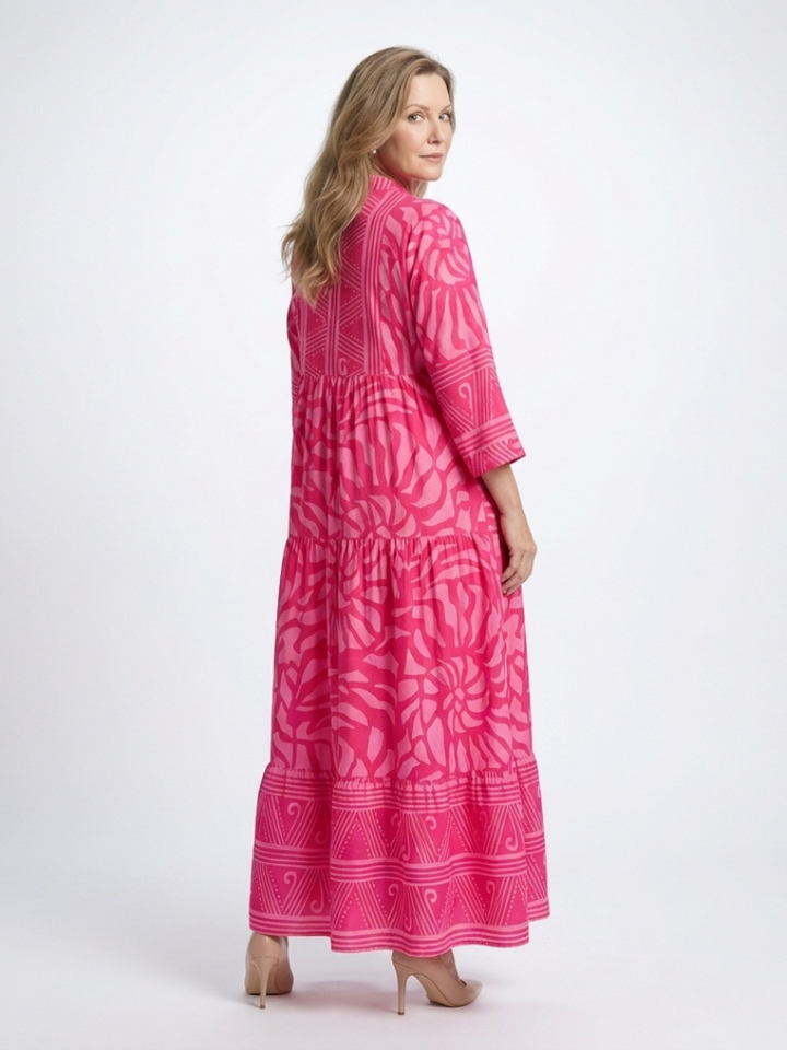 Marielle | Button-Front Midi Dress