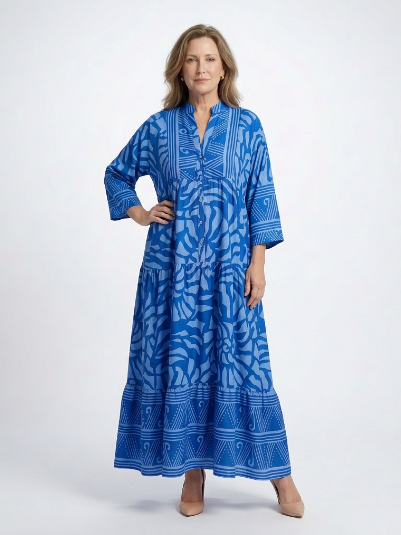 Marielle | Button-Front Midi Dress
